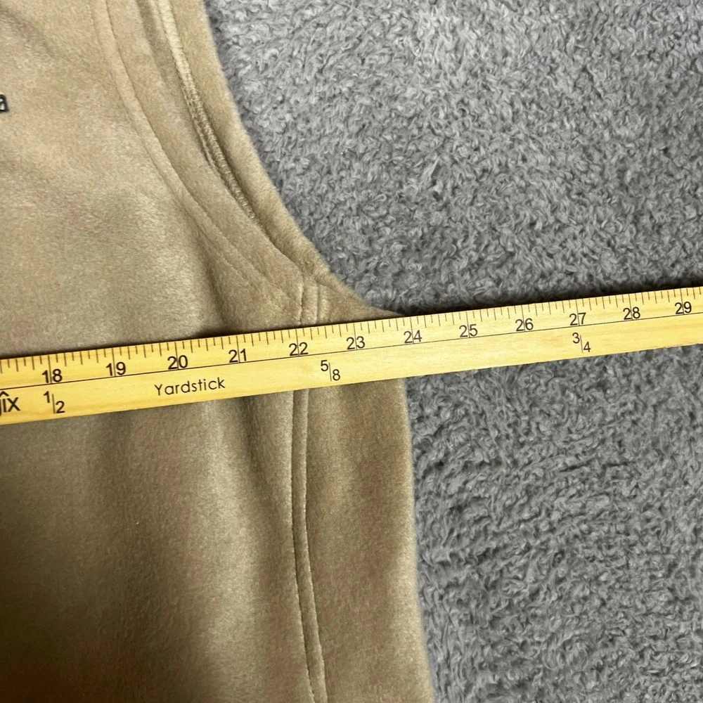 Columbia Vest Mens 2XT Granite Mountain Tan Fleece Full‎ Zip NEW Outdoo Office